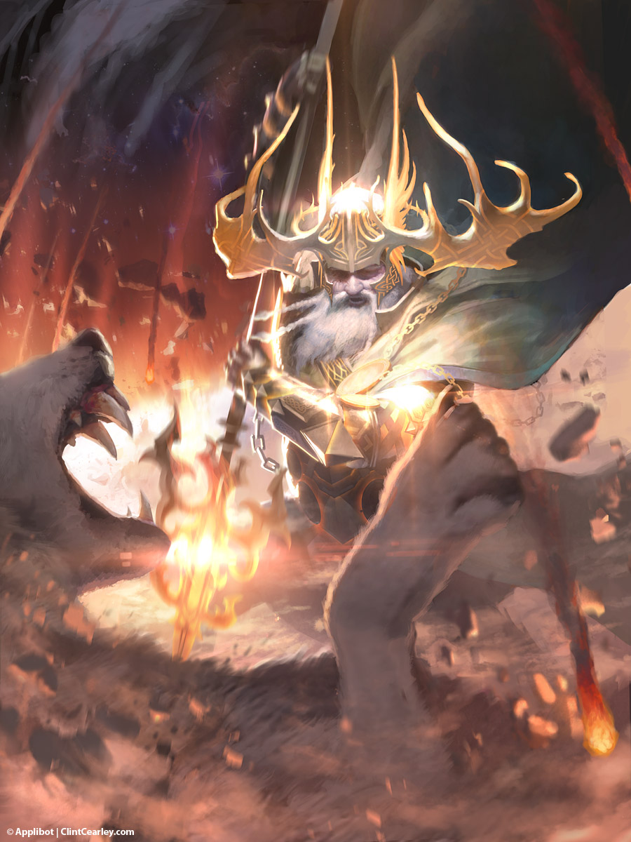 Clint Cearley Art Illustration odin advanced lotc