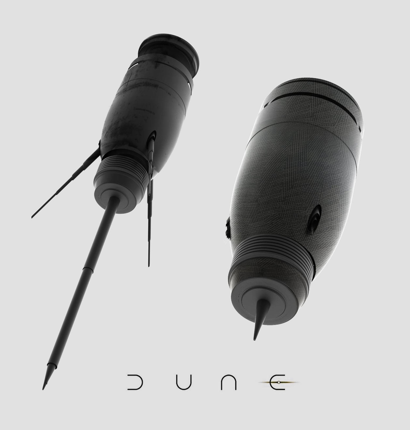 Dune 2021 Movie Concept Art by Joseph Cross 08 Thumper 240228