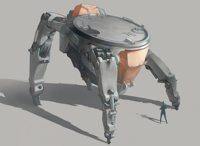 Mech Concept Art by Angela Sung