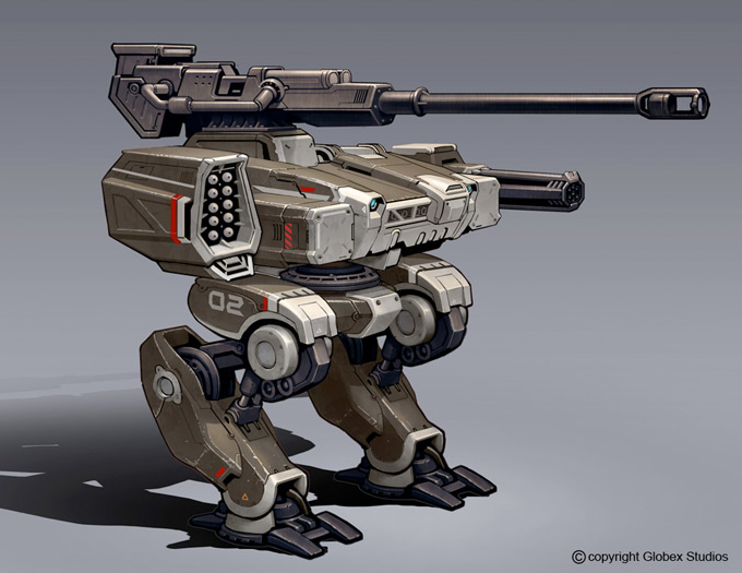 Mech Concept Art by Charles Liu