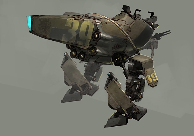 Mech Concept Art by Darren Quach