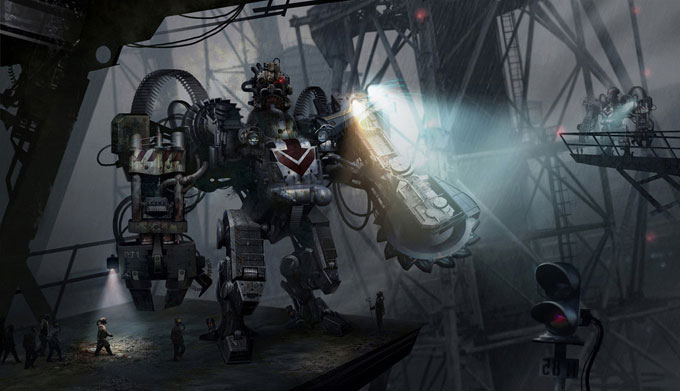Mech Concept Art by Ivan Laliashvili 05a