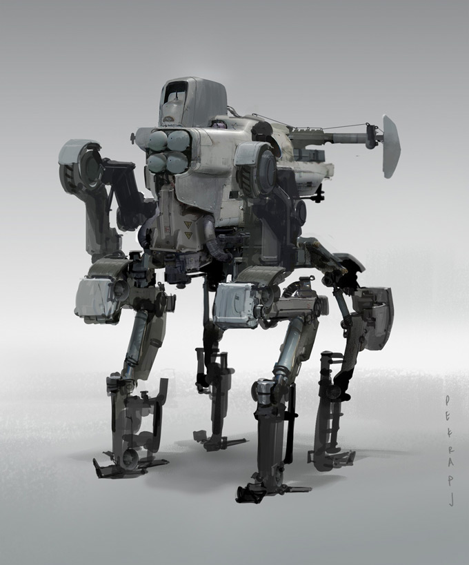 Mech Concept Art by John Park