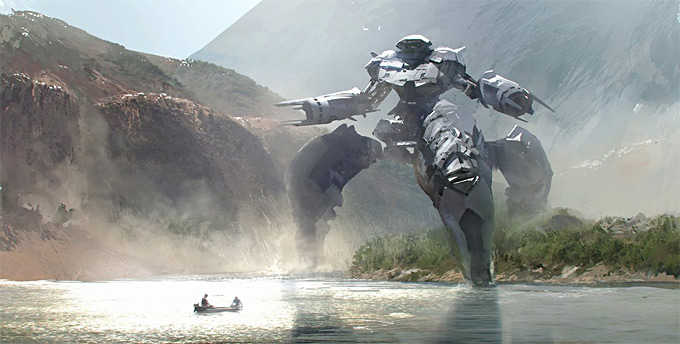 Mech Concept Art by Maciej Kuciarak