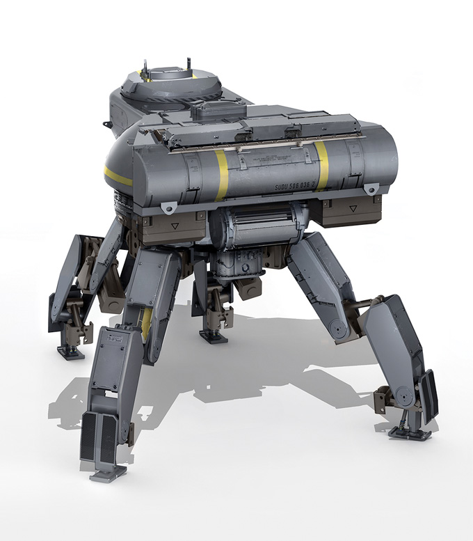 Mech Concept Art by Sam Brown