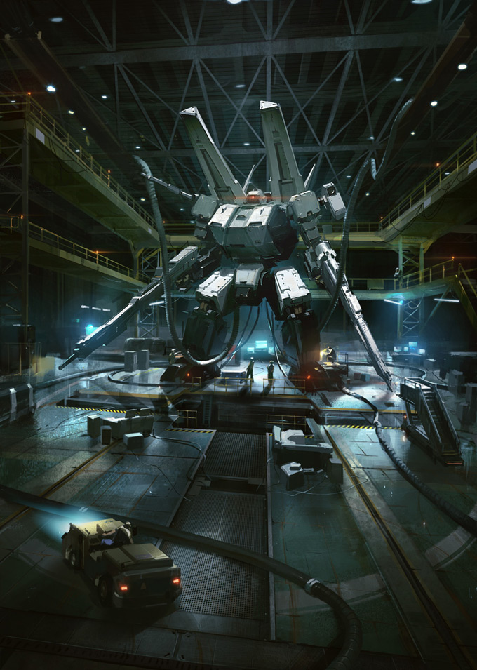 Mech Concept Art by Susan Luo