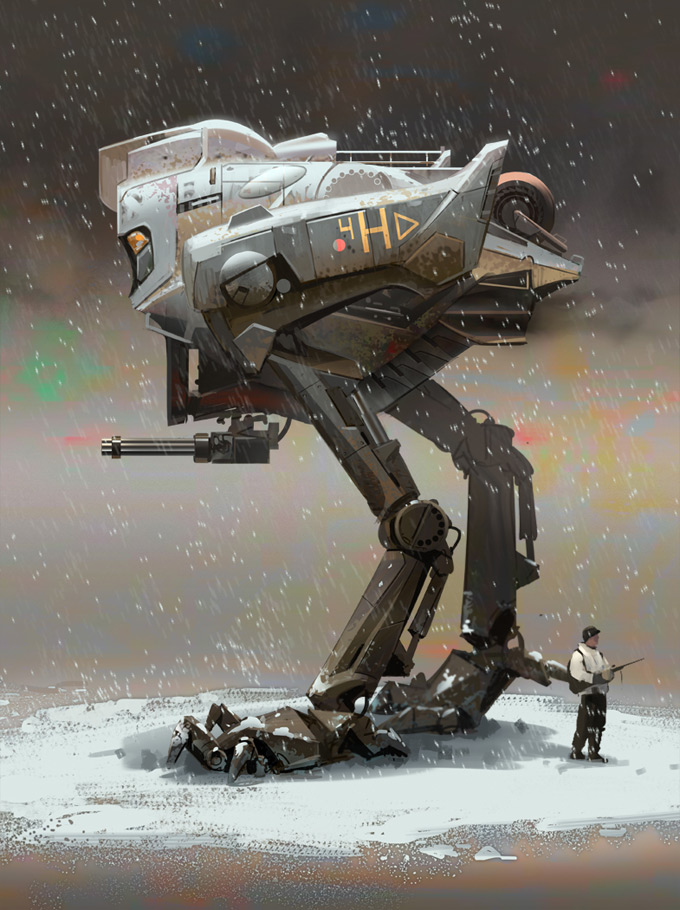 Mech Concept Art by Tyler West