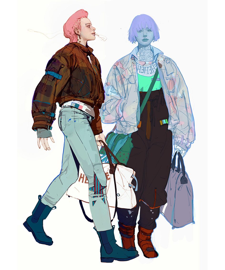 Min Yum Character Designs hec