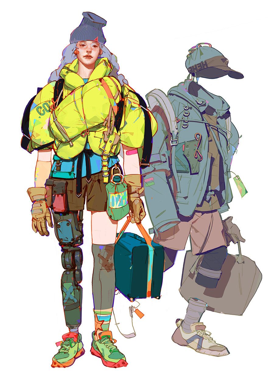 Min Yum Character Designs hikea2a