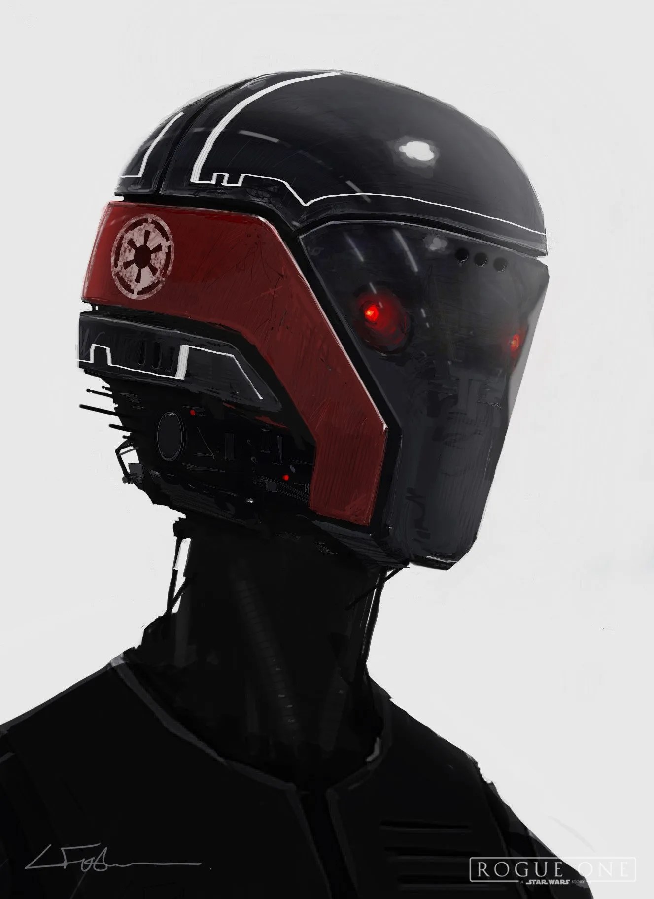 Star Wars Rogue One Concept Art Luke Fisher K 2SO 06